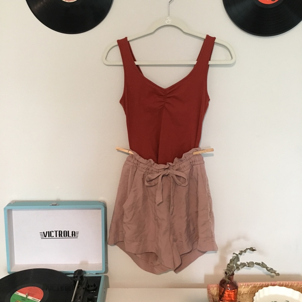 Forever 21 burnt orange Bodysuit!  SMALL!